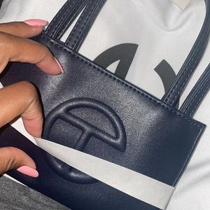 Navy Blue Telfar Bag (Small)